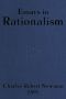 [Gutenberg 45823] • Essays in Rationalism